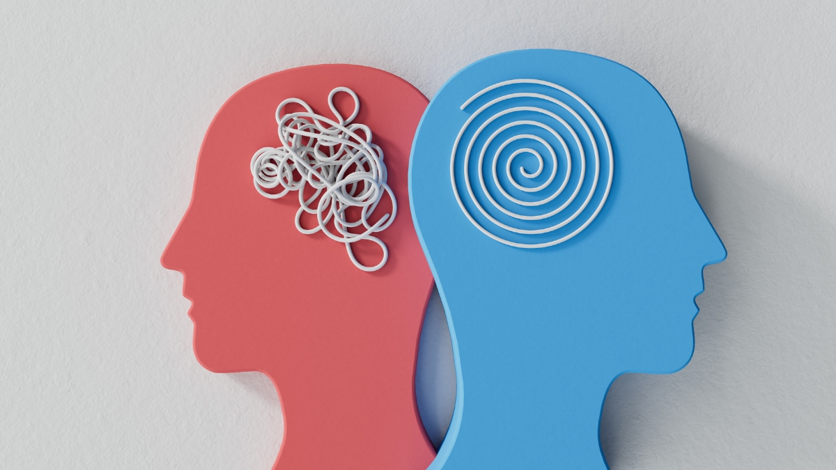 Illustration representing bottled-up emotions