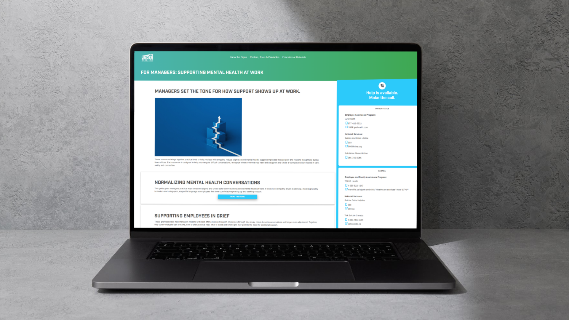Supporting mental health at work